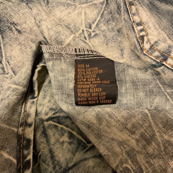 Custom Acid Washed Shirt featuring a "Sons of Anarchy Redwood Original" Sz Med - Picture 5 of 6